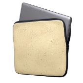 Yellow Banana Sand Laptopschutzhülle (Vorderseite Links)