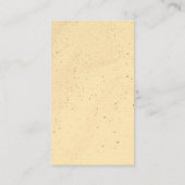 Yellow Banana Sand Visitenkarte (Rückseite)