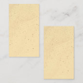 Yellow Banana Sand Visitenkarte (Vorne/Hinten)