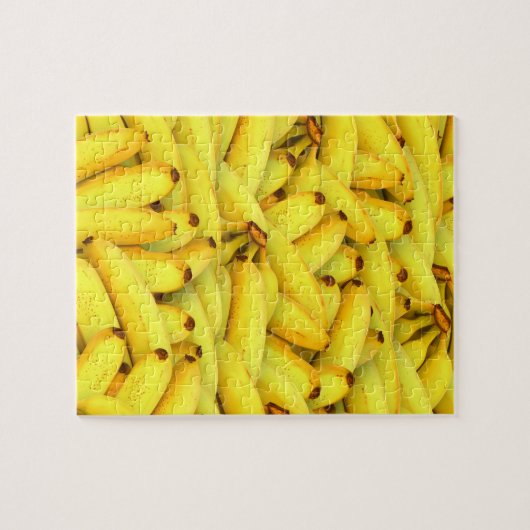 Yellow Bananas Fruit Lover Pattern Funny Humor Puzzle (Horizontal)