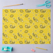 Yellow Bandana Modern Cowboy Cowgirl Fun Seidenpapier (Basteln)