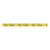 Yellow Bandana Modern Cowboy Gift Wrap Ripsband (Vorderseite)