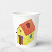 Yellow Barn House Pappbecher (Vorderseite)