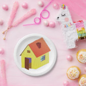 Yellow Barn House Pappteller (Party)