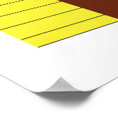 Yellow Barn House Poster (Ecke)