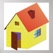 Yellow Barn House Poster (Vorne)