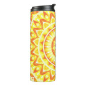 Yellow Base Mandala Thermosbecher (Nach links gedreht)