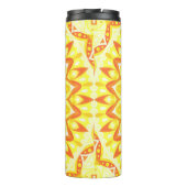 Yellow Base Mandala Thermosbecher (Rückseite)