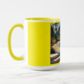 Yellow Beach Sunset Mug Tasse (Links)