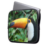 Yellow Beaked Toucan Laptopschutzhülle (Vorderseite Links)