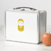 Yellow Beard Metal Lunch Box (Beispiel)