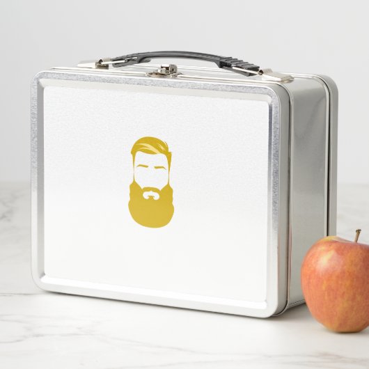 Yellow Beard Metal Lunch Box (Beispiel)