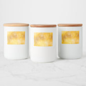 Yellow Beauty Lebensmitteletikett (Flaschen)