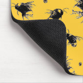Yellow Bee Mouse Pad - Geschenk für Mama oder Freu Mousepad (Ecke)