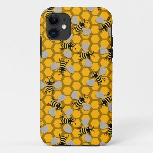 Yellow bees Case-Mate iPhone hülle (Rückseite)