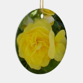 Yellow Begonia Memorial Ornament (Rechts)