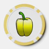 Yellow Bell Pepper Pokerchips (Rückseite)