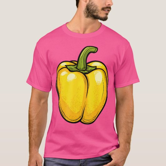 Yellow Bell Pepper T-Shirt (Vorderseite)