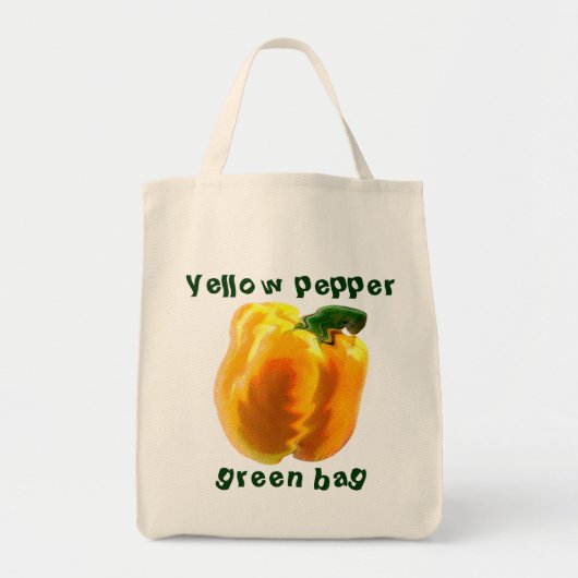 Yellow Bell Pepper Tragetasche (Vorne)
