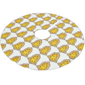 Yellow Bell Weihnachtszucker Krümelsprinklen Polyester Weihnachtsbaumdecke (Schrägansicht)