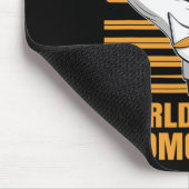 Yellow Belt Today World-champ Tomorrow Panda Karat Mousepad (Ecke)