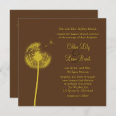 Yellow Best wünscht sich! Einladung zur Hochzeit (Vorne/Hinten)