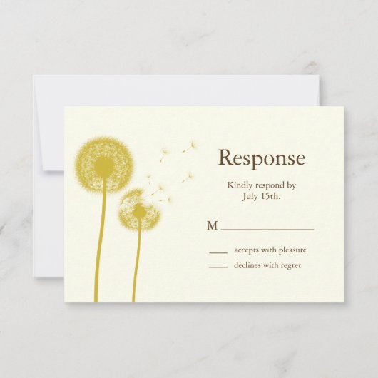 Yellow Best wünscht sich! UAWG RSVP Karte (Vorderseite)