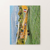 Yellow-Bi-Flugzeug-Pui Puzzle (Vertikal)