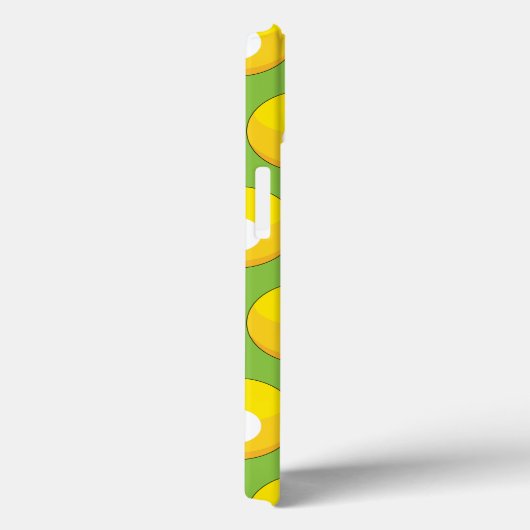 Yellow Billiard Ball Nummer 1 Muster Case-Mate iPhone Hülle (Rückseite / Rechts)