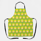 Yellow Billiard Ball Nummer 1 Muster Schürze (Vorderseite)