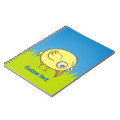Yellow bird Cartoon Notebook Notizblock (Linke Seite)