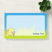 Yellow Bird-Cartoon Post-it Klebezettel (Büro)