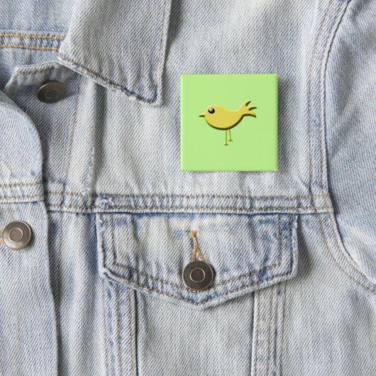 Yellow Bird-Geschenke Button (Beispiel)