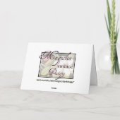 Yellow Bird-of-Paradise Bedachtenswert Dankeschön  Dankeskarte (Rückseite)