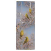 Yellow Birds Gift Bag Geschenktüte Für Weinflaschen (Vorderseite)