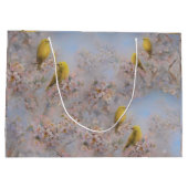 Yellow Birds Gift Bag Große Geschenktüte (Rückseite)