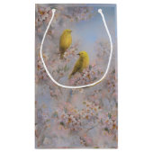 Yellow Birds Gift Bag Kleine Geschenktüte (Rückseite)