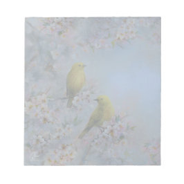 Yellow Birds Notizblock