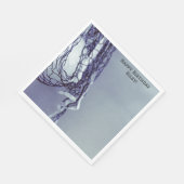 Yellow Birthday Net & Volleyball Serviette (Ecke)