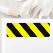 Yellow Black Achtung Streifen (Insitu)