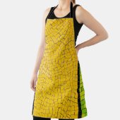 Yellow, black, and green brick wall planning schürze (InSitu)