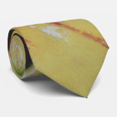 yellow black and white splashs colorful abstract krawatte (Gerollt)