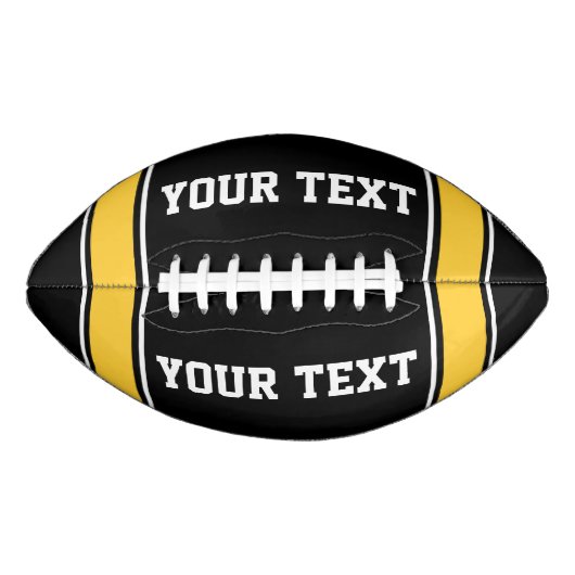 Yellow Black Football Sport Jersey Benutzerdefinie (Vorderseite)