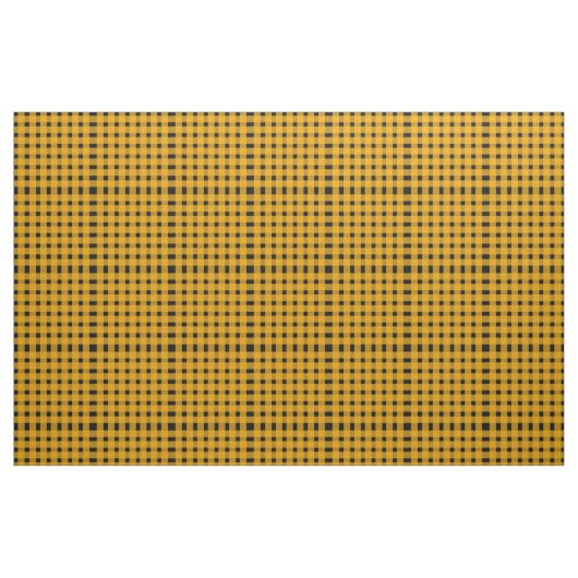 Yellow Black Gingham Pattern Stoff (Fat Quarter (45,7 x 55,9 cm))