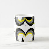 Yellow&Black Herz-Tasse Tasse (Mittel)