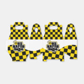 Yellow Black Retro Ein glücklicher Typ 1. Geburtst Geschenkschachtel (Ungefaltet)