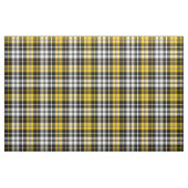 Yellow Black White Plaid Tartan Pattern Design  Stoff (Fat Quarter (45,7 x 55,9 cm))