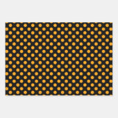 Yellow, Black & White Stripes & Polka Dots Bold Geschenkpapier Set (Vorderseite 3)