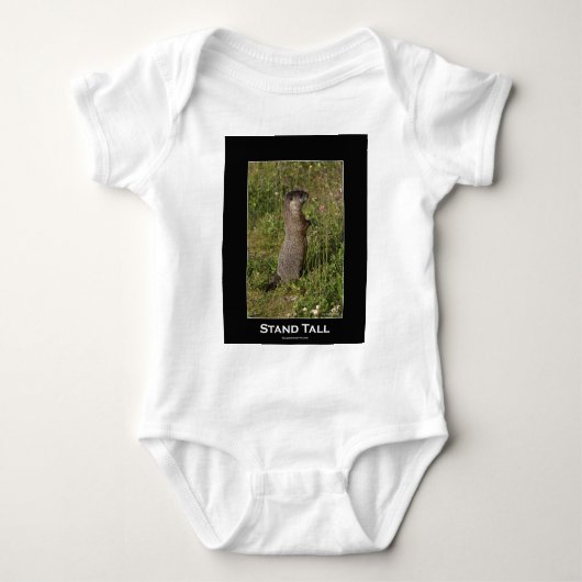 Yellow-Blied Marmot-Geschenke Baby Strampler (Vorderseite)