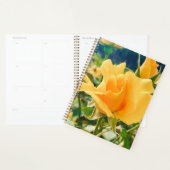 Yellow Bloom Spiral Planner Planer (Anzeige)